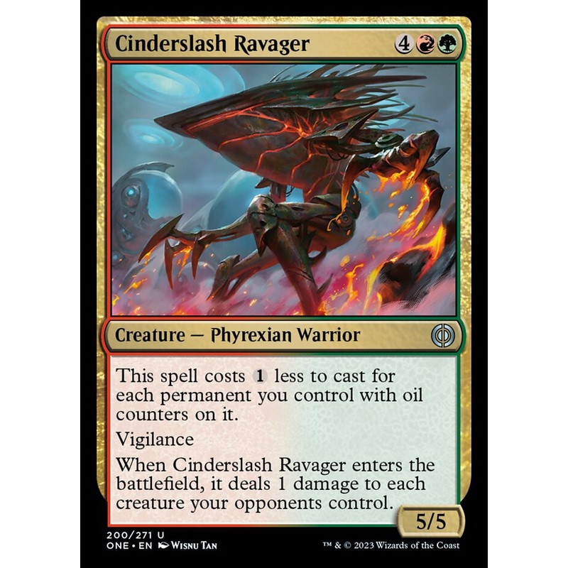 Cinderslash Ravager [Phyrexia: All Will Be One]