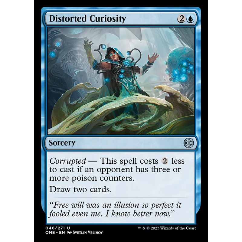 Distorted Curiosity [Phyrexia: All Will Be One]