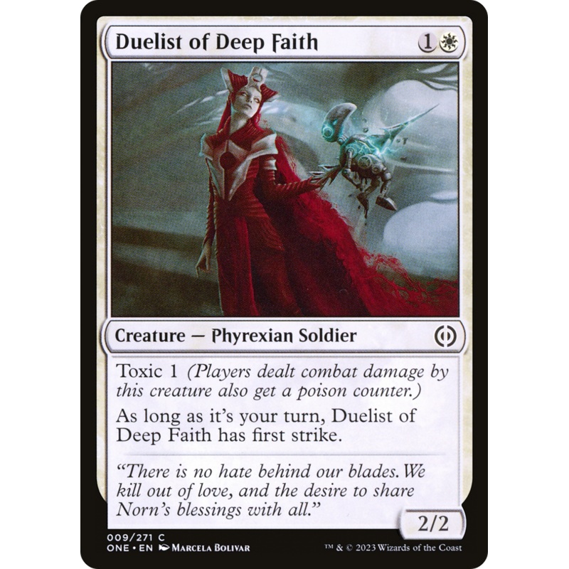 Duelist of Deep Faith [Phyrexia: All Will Be One]