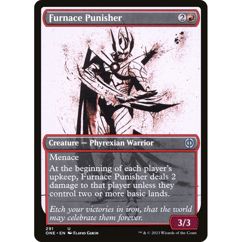 Furnace Punisher (Showcase Ichor) [Phyrexia: All Will Be One]
