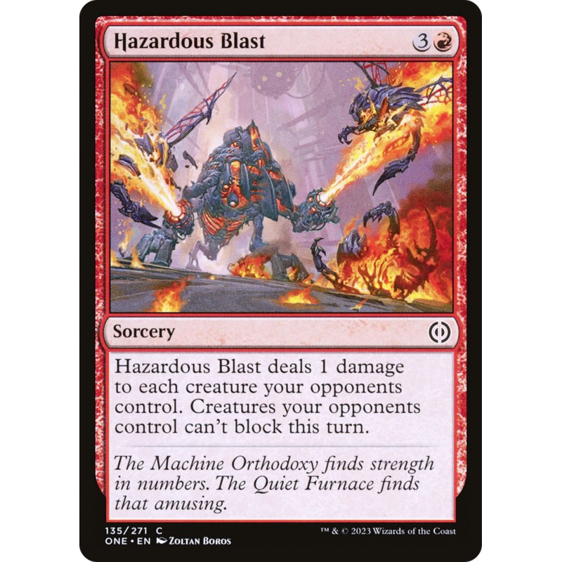 Hazardous Blast [Phyrexia: All Will Be One]