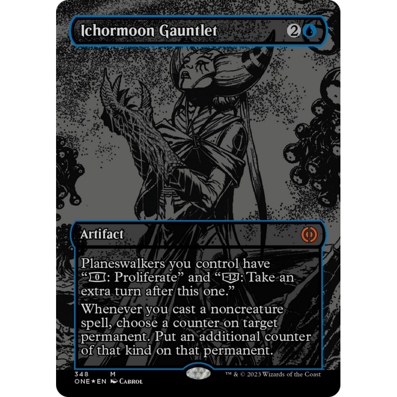 Ichormoon Gauntlet (Oil Slick Raised Foil) [Phyrexia: All Will Be One]