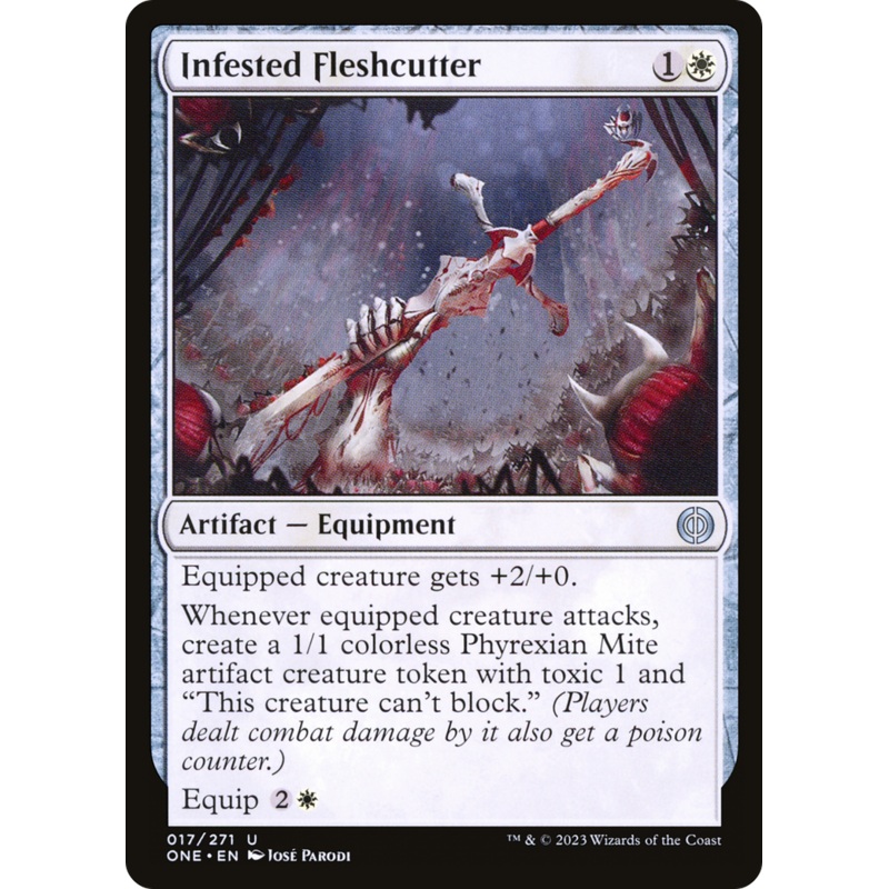 Infested Fleshcutter [Phyrexia: All Will Be One]