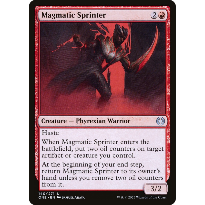 Magmatic Sprinter [Phyrexia: All Will Be One]