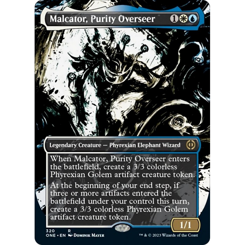 Malcator, Purity Overseer (Borderless Ichor) [Phyrexia: All Will Be One]