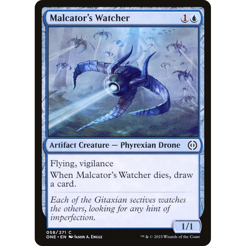 Malcator's Watcher [Phyrexia: All Will Be One]
