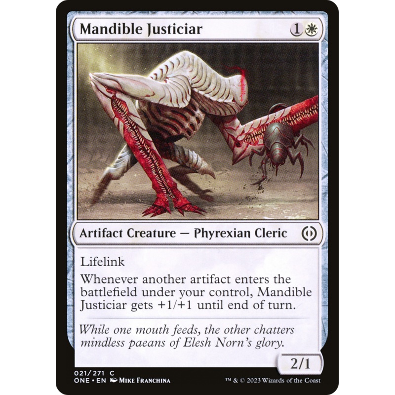 Mandible Justiciar [Phyrexia: All Will Be One]