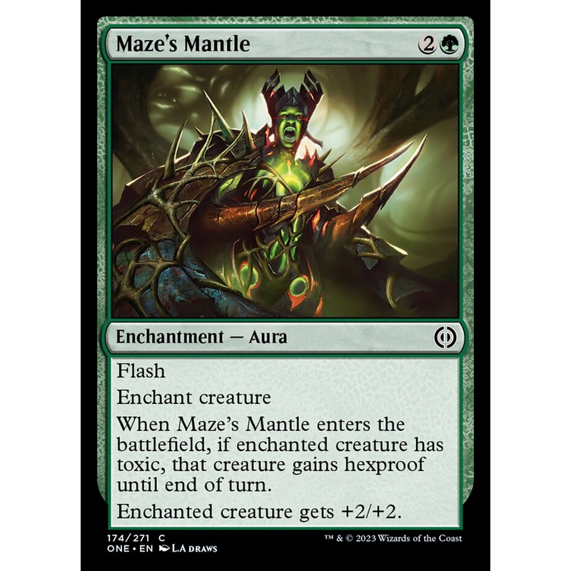 Maze's Mantle [Phyrexia: All Will Be One]
