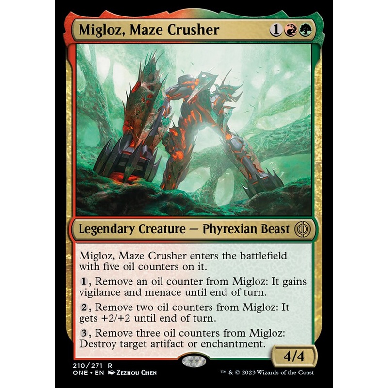 Migloz, Maze Crusher [Phyrexia: All Will Be One]