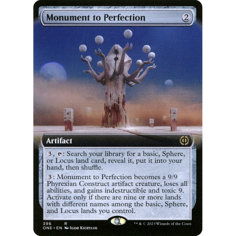 Monument to Perfection (Extended Art) [Phyrexia: All Will Be One]