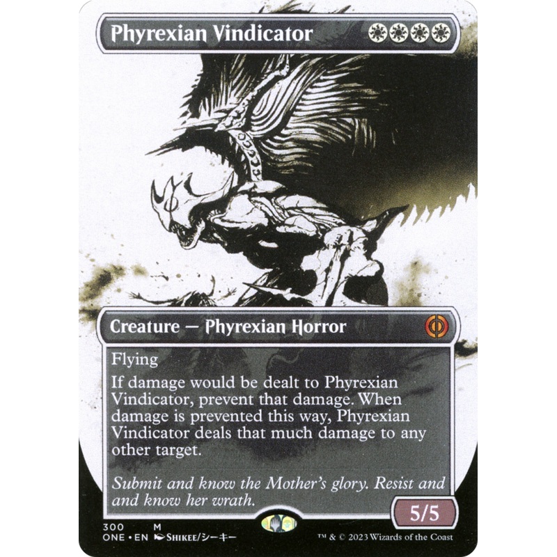 Phyrexian Vindicator (Borderless Ichor) [Phyrexia: All Will Be One]