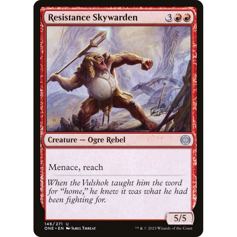 Resistance Skywarden [Phyrexia: All Will Be One]