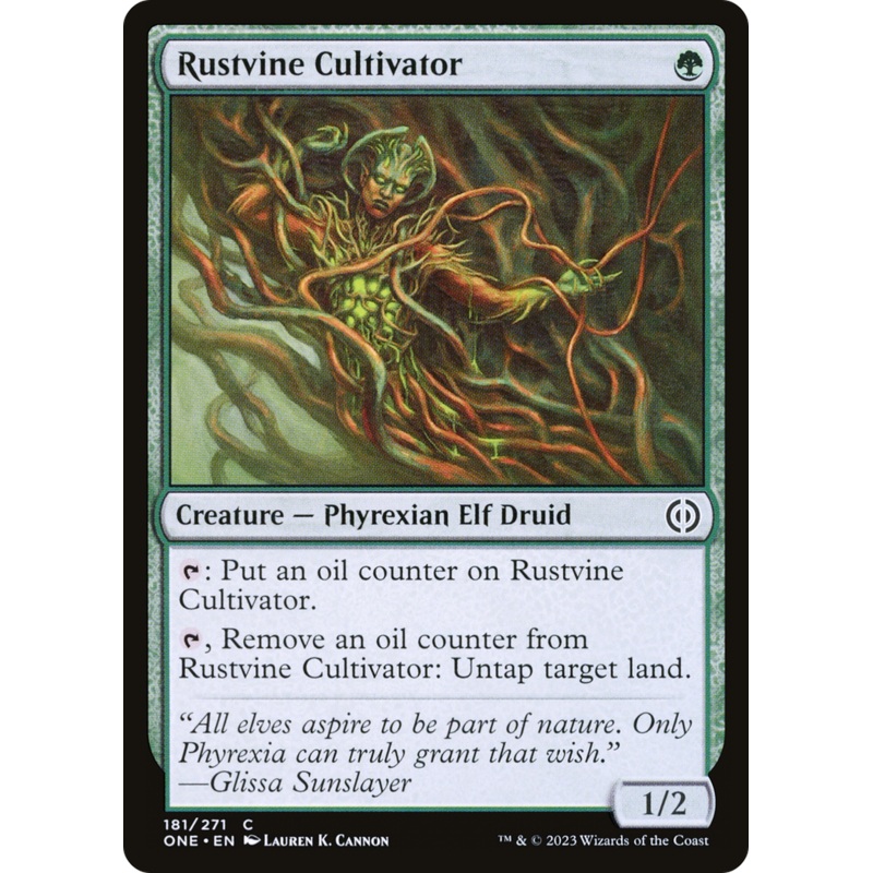 Rustvine Cultivator [Phyrexia: All Will Be One]