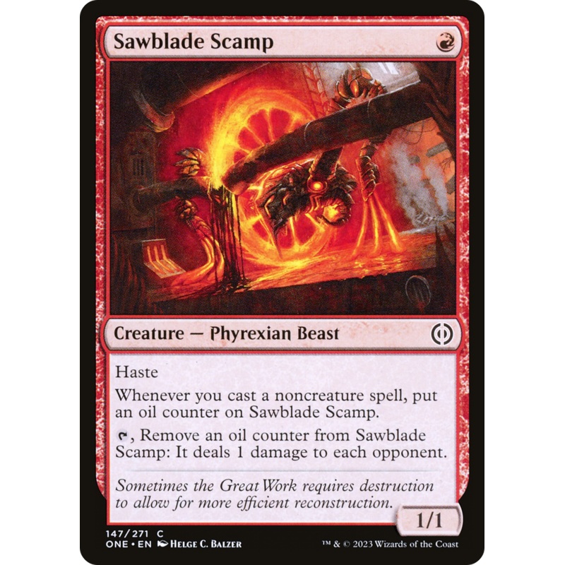Sawblade Scamp [Phyrexia: All Will Be One]