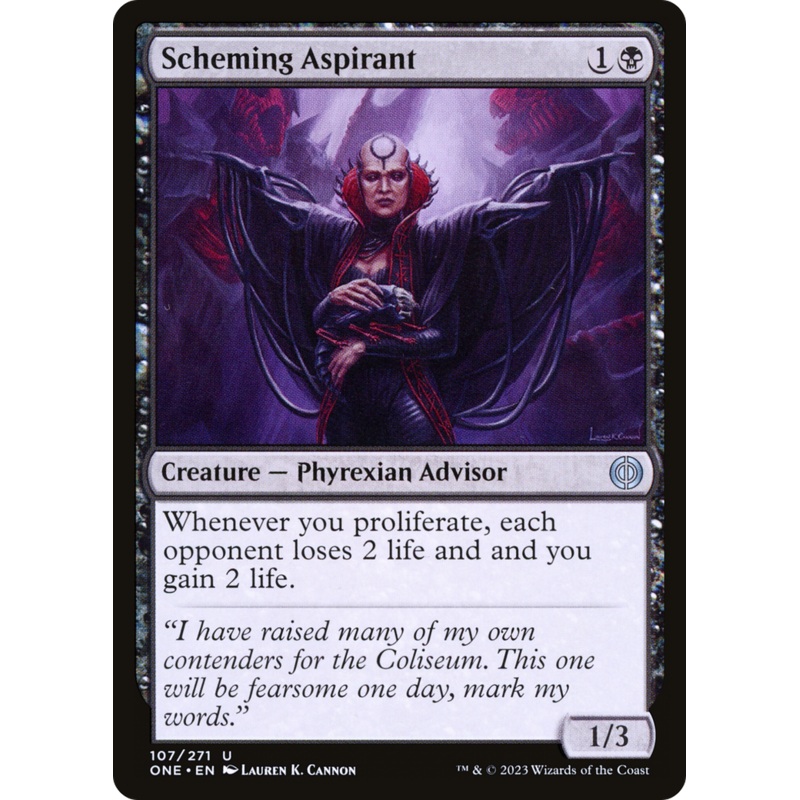 Scheming Aspirant [Phyrexia: All Will Be One]