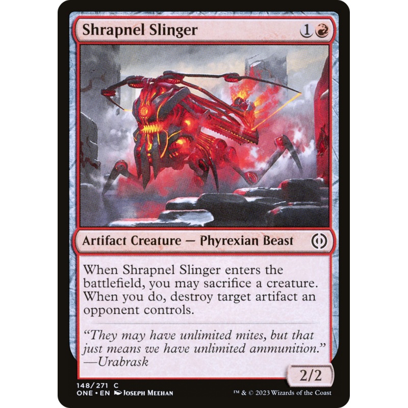 Shrapnel Slinger [Phyrexia: All Will Be One]