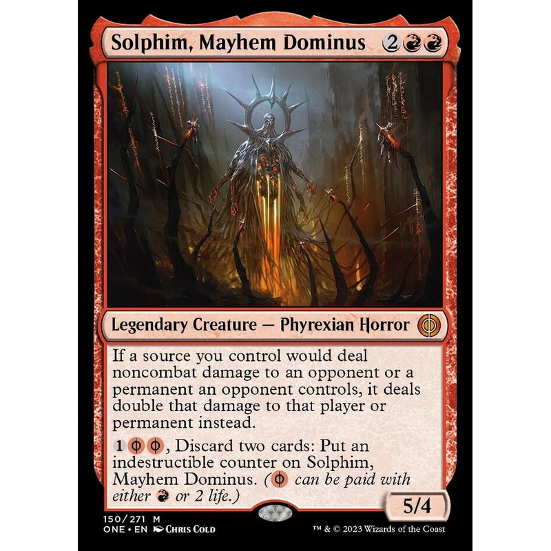 Solphim, Mayhem Dominus [Phyrexia: All Will Be One]