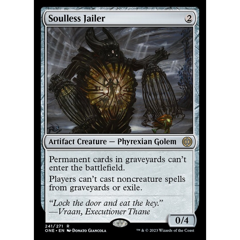 Soulless Jailer [Phyrexia: All Will Be One]