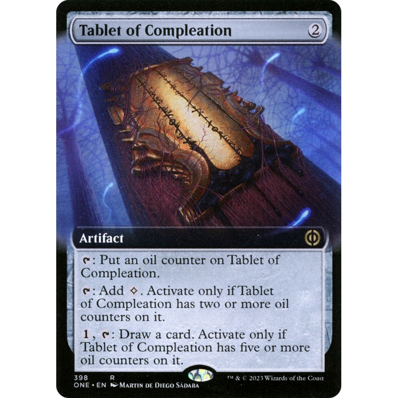 Tablet of Compleation (Extended Art) [Phyrexia: All Will Be One]