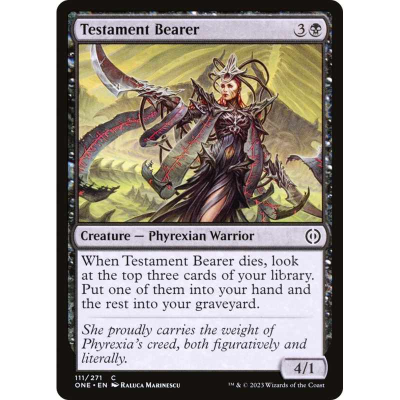 Testament Bearer [Phyrexia: All Will Be One]