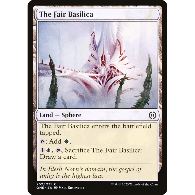 The Fair Basilica [Phyrexia: All Will Be One]