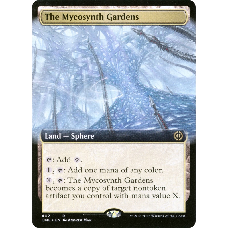 The Mycosynth Gardens (Extended Art) [Phyrexia: All Will Be One]