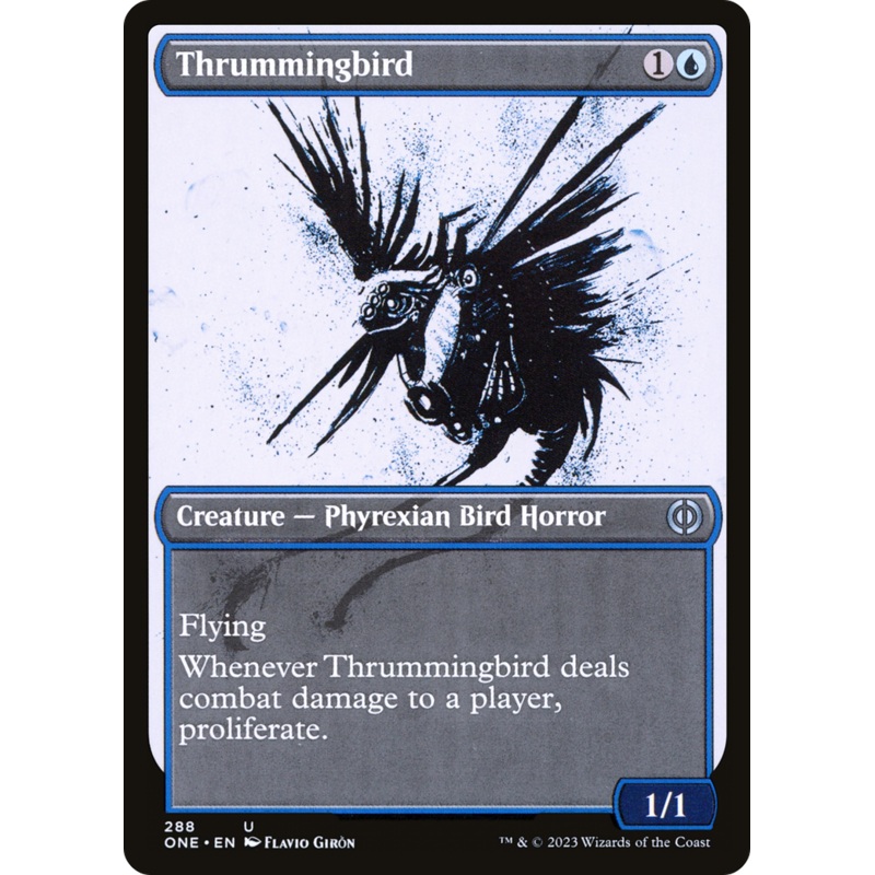 Thrummingbird (Showcase Ichor) [Phyrexia: All Will Be One]