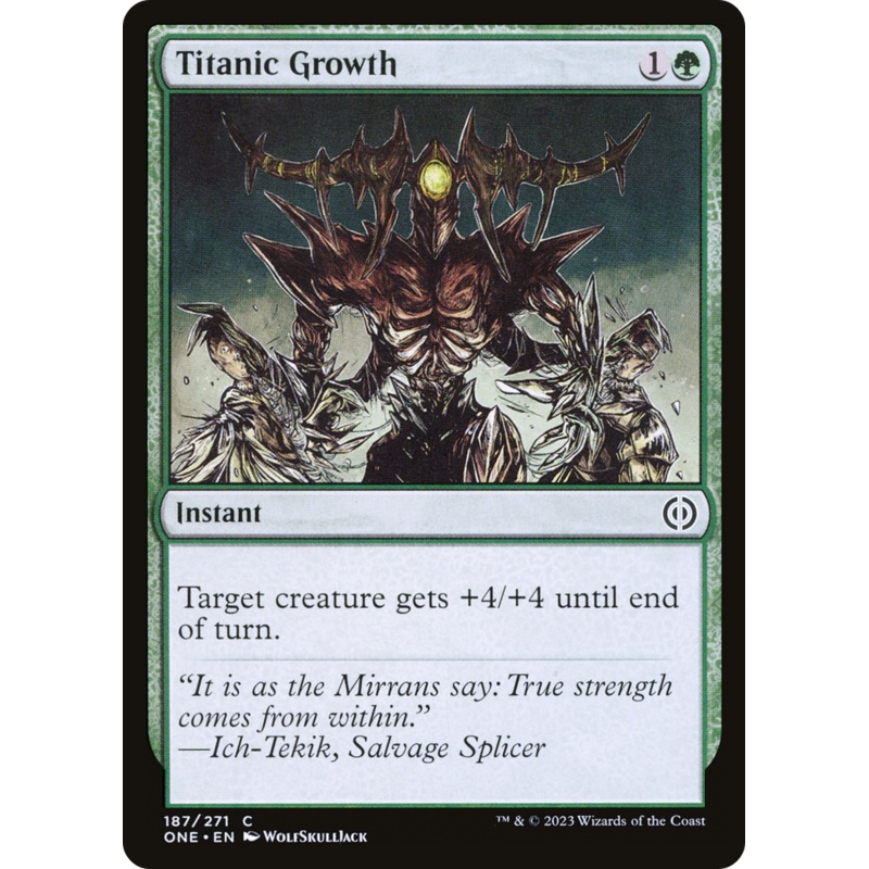Titanic Growth [Phyrexia: All Will Be One]