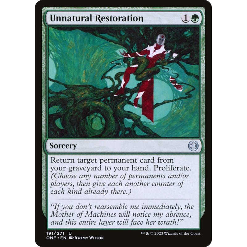 Unnatural Restoration [Phyrexia: All Will Be One]