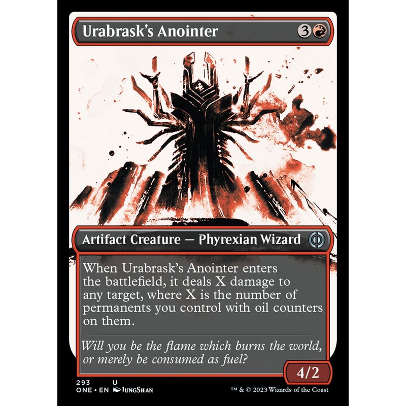Urabrask's Anointer (Showcase Ichor) [Phyrexia: All Will Be One]