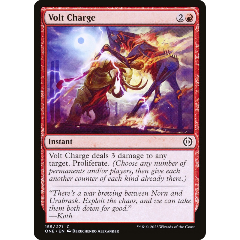 Volt Charge [Phyrexia: All Will Be One]
