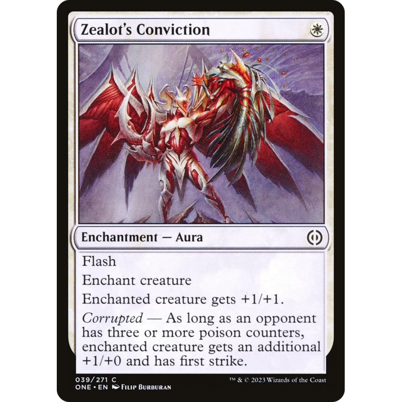 Zealot's Conviction [Phyrexia: All Will Be One]