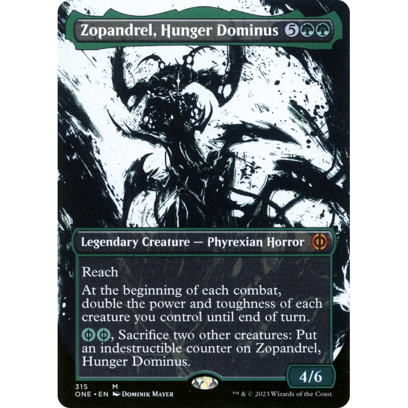 Zopandrel, Hunger Dominus (Borderless Ichor) [Phyrexia: All Will Be One]