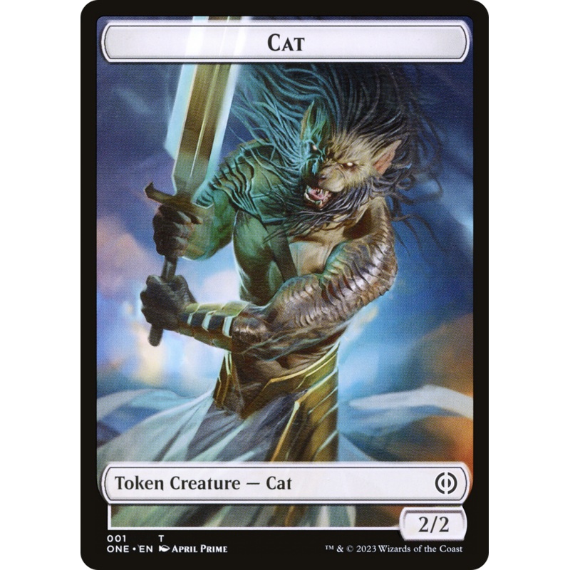 Cat Token [Phyrexia: All Will Be One Tokens]
