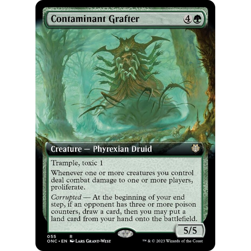 Contaminant Grafter (Extended Art) [Phyrexia: All Will Be One Commander]