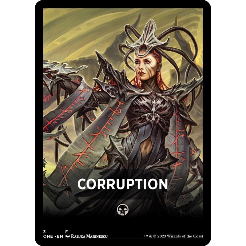 Corruption Theme Card [Phyrexia: All Will Be One Tokens]