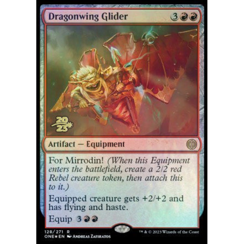 Dragonwing Glider [Phyrexia: All Will Be One Prerelease Promos]
