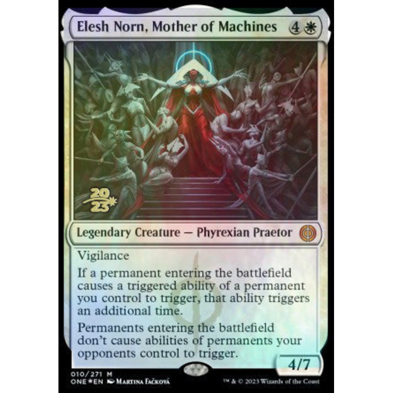 Elesh Norn, Mother of Machines [Phyrexia: All Will Be One Prerelease Promos]