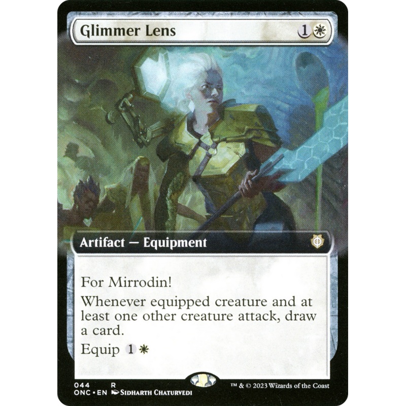 Glimmer Lens (Extended Art) [Phyrexia: All Will Be One Commander]