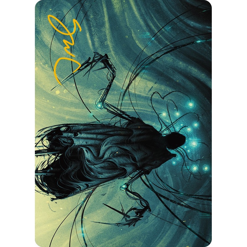 Ichor Synthesizer Art Card (Gold-Stamped Signature) [Phyrexia: All Will Be One Art Series]