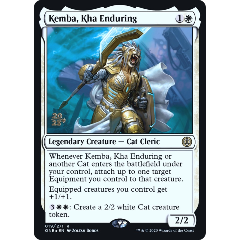 Kemba, Kha Enduring [Phyrexia: All Will Be One Prerelease Promos]