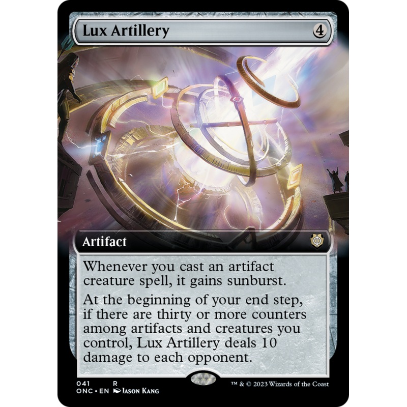 Lux Artillery (Extended Art) [Phyrexia: All Will Be One Commander]