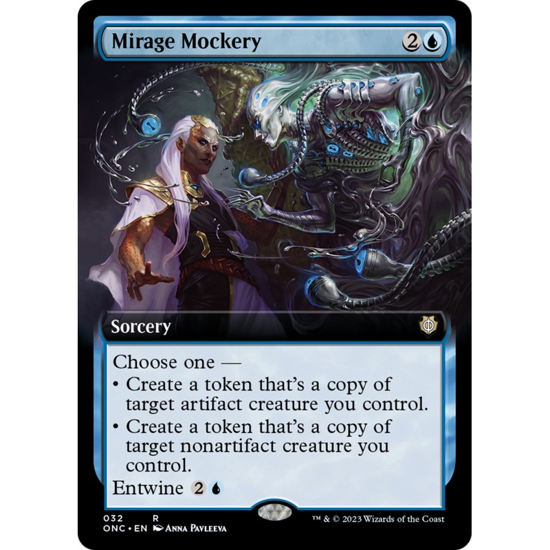 Mirage Mockery (Extended Art) [Phyrexia: All Will Be One Commander]