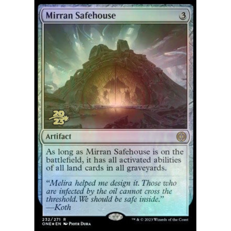 Mirran Safehouse [Phyrexia: All Will Be One Prerelease Promos]