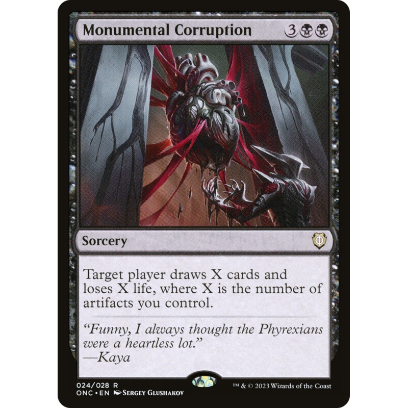 Monumental Corruption [Phyrexia: All Will Be One Commander]