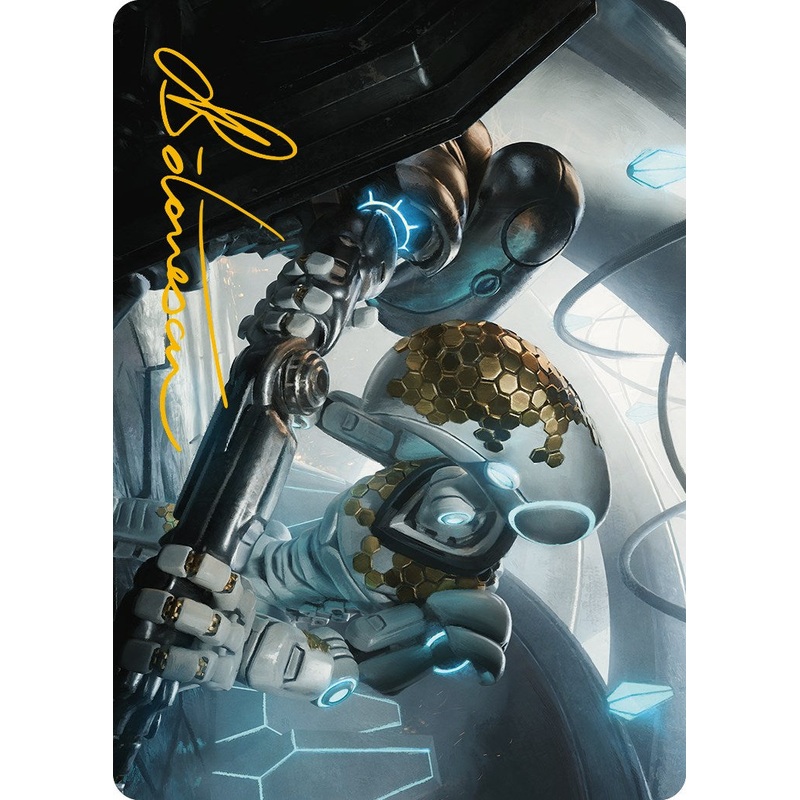 Myr Kinsmith Art Card (Gold-Stamped Signature) [Phyrexia: All Will Be One Art Series]