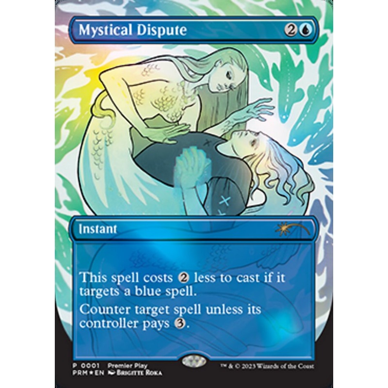Mystical Dispute (Borderless Alternate Art) [Regional Championship Qualifiers 2023]