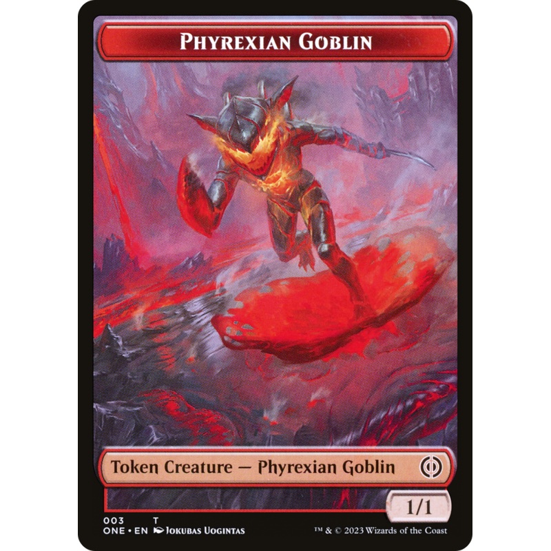 Phyrexian Goblin Token [Phyrexia: All Will Be One Tokens]