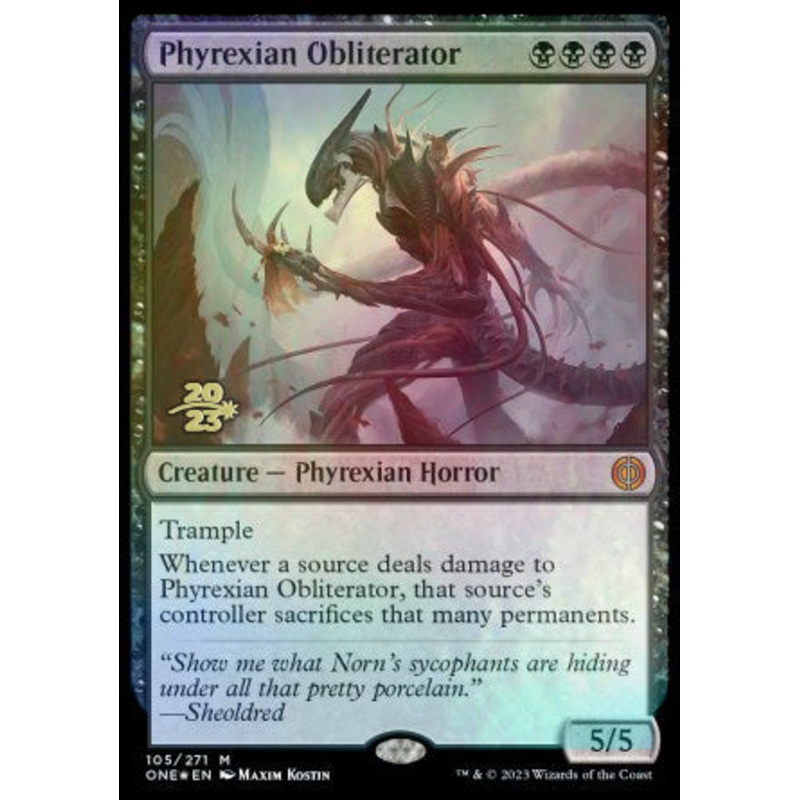Phyrexian Obliterator [Phyrexia: All Will Be One Prerelease Promos]