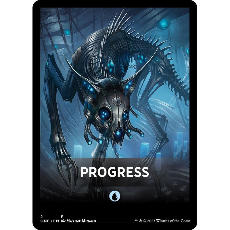 Progress Theme Card [Phyrexia: All Will Be One Tokens]